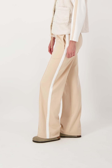 Zusss jersey broek met bies